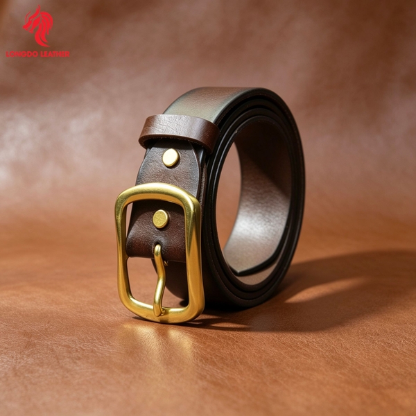 Dây thắt lưng da khóa đồng thau cao cấp bản 3.8cm TL38