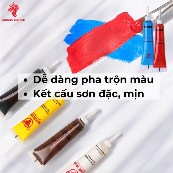 Sơn giày da túi xách, ghế sofa có 60 màu lựa chọn - TIP