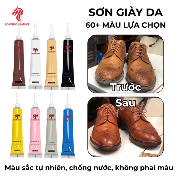 Sơn giày da túi xách, ghế sofa có 60 màu lựa chọn - TIP