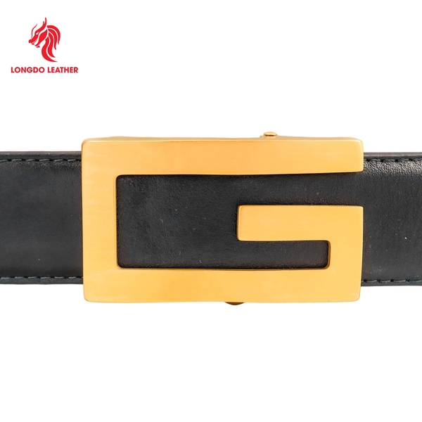 Thắt lưng da bò khóa tự động bản 3.5cm thương hiệu Longdo Leather - TL18