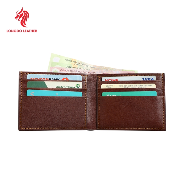 Ví da nam handmade thương hiệu Longdo Leather - B01