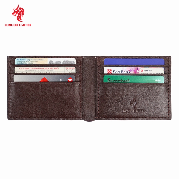 Ví da nam handmade thương hiệu Longdo Leather - B01