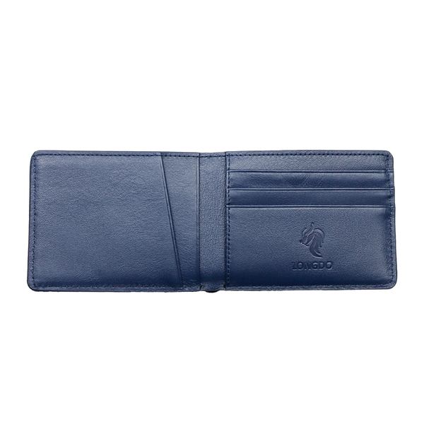 Ví nam mini cao cấp da bò cao cấp nhỏ gọn, thời trang bảo hành 05 năm Longdo Leather