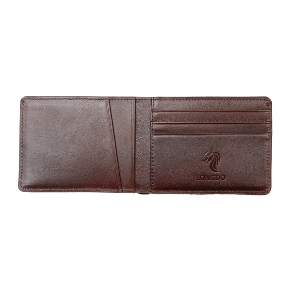 Ví nam mini cao cấp da bò cao cấp nhỏ gọn, thời trang bảo hành 05 năm Longdo Leather