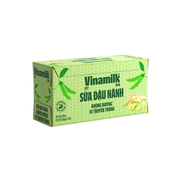 [Thùng] Sữa Đậu Nành SuperSoy Không Đường 1L x 12 Hộp