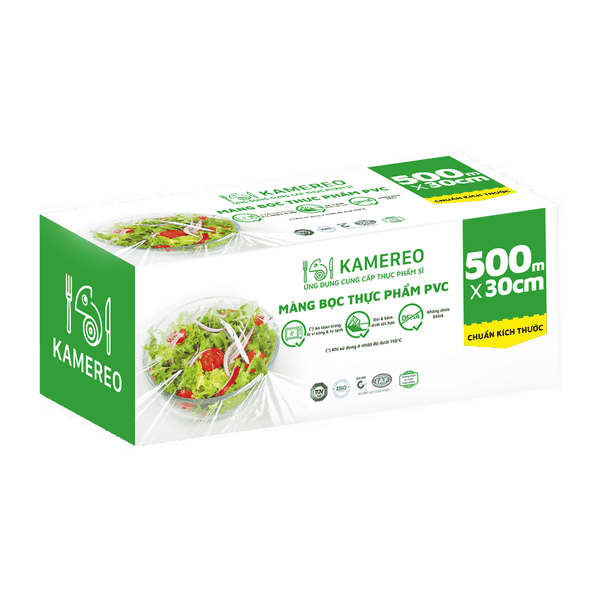Màng Bọc Thực Phẩm Có Hộp Kamereo 30cm x 500m