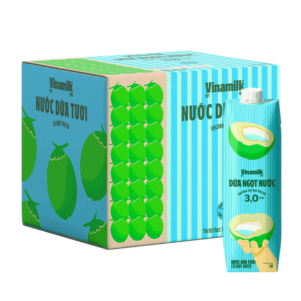 [Thùng] Nước Dừa Tươi Cocofresh 1L x 12 Hộp