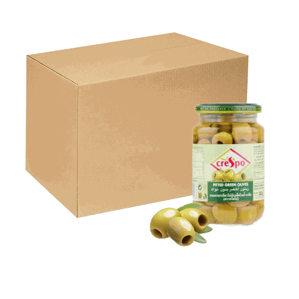 [Thùng] Oliu Xanh Không Hạt Crespo 370ml x 12 Hũ