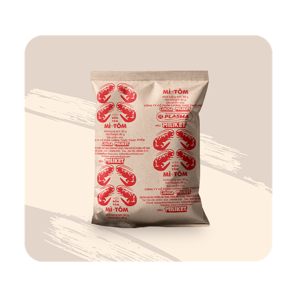 Mì kraft đen vị 2 tôm 65g x100(MN)