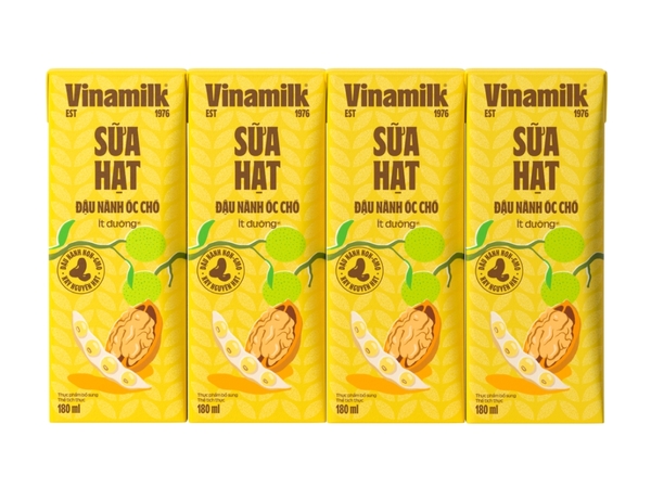Sữa hạt đậu nành Óc chó Vinamilk 180ml (48H/T)