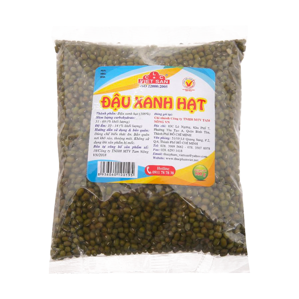 Đậu Xanh Hạt Vietsan 500g