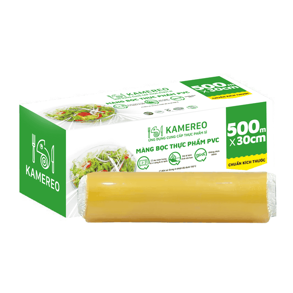 Màng Bọc Thực Phẩm Không Hộp Kamereo 30cm x 500m