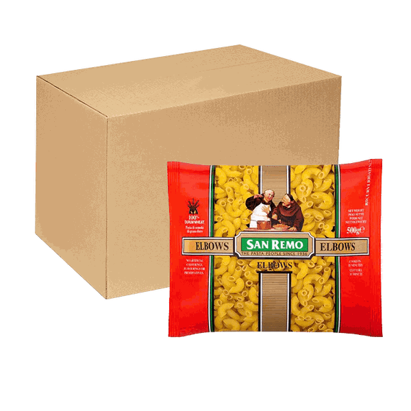 [Thùng] Nui Elbows San Remo 500g x 12 Gói