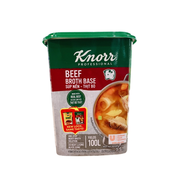 Súp Nền Thịt Bò Knorr 1.5kg
