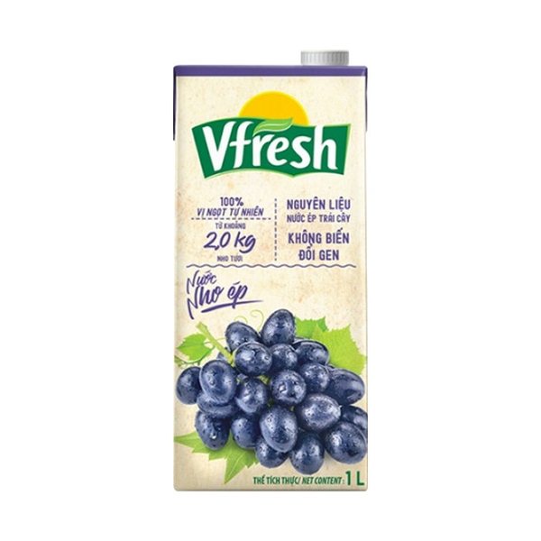 Nước Vfresh Nho Ép 1L