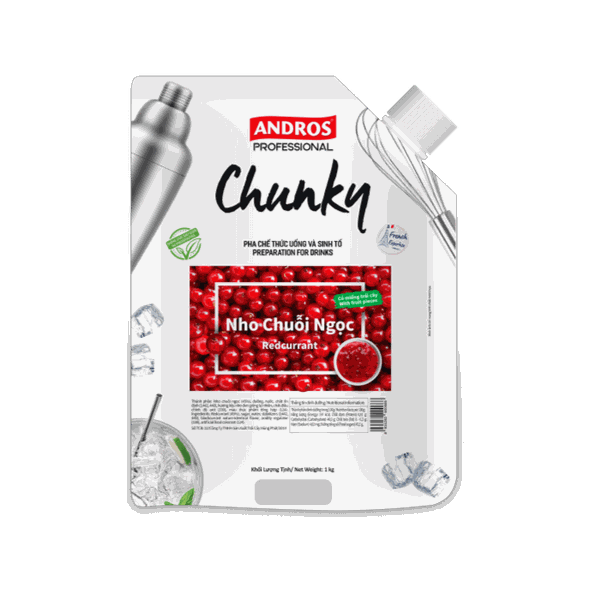 Mứt Andros Chunky Nho Chuỗi Ngọc 1kg