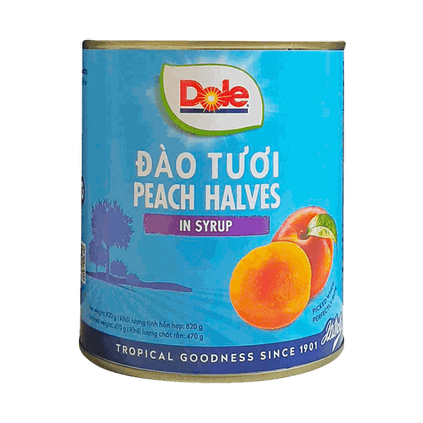 Đào Tươi Ngâm Dole 820g