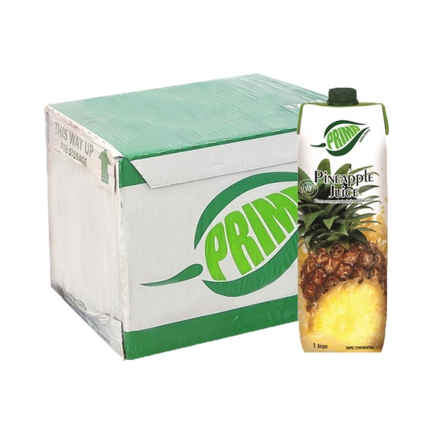 [Thùng] Nước Ép Dứa Prima 100% 1L x 12 Hộp