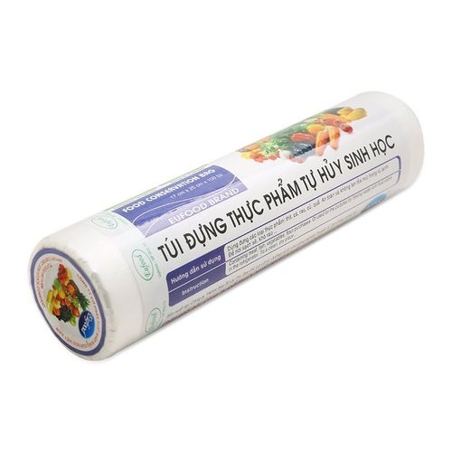 Cuộn Đựng Thực Phẩm Tự Phân Hủy Sinh Học EUFood (15 x 25cm x 100 cái)