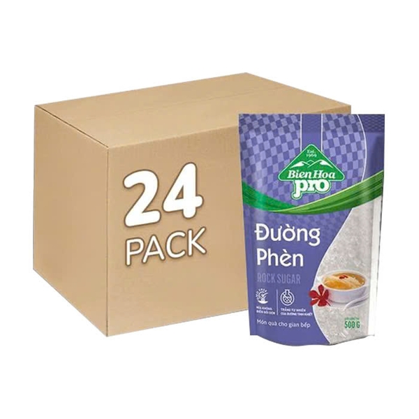 [Thùng] Đường Phèn Biên Hòa 0.5kg x 24 Gói