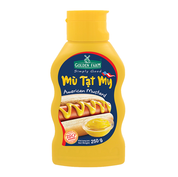 Xốt Mù Tạt Vàng Mỹ Golden Farm 250g