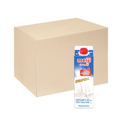 [Thùng] Sữa Tươi Thanh Trùng Nguyên Chất 3.9% Chất Béo Meiji 946ml x 12 Hộp