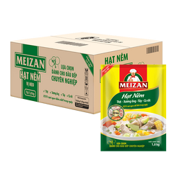 [Thùng] Hạt Nêm Meizan Thịt, Xương Ống, Tủy Và Cà Rốt Vị Heo 1.8kg x 6 Gói
