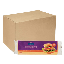 [Thùng] Phô Mai Burger Slice Emborg 1.033kg x 8 Gói