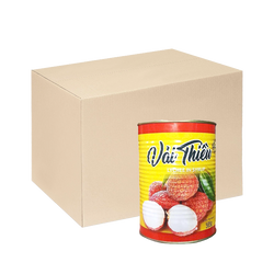 [Thùng] Vải Thiều Ngâm Đường FoodClub (CV) 565g x 12 Lon