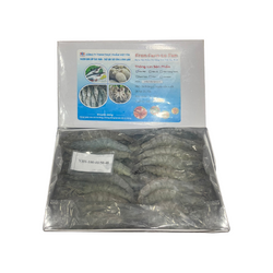 Tôm Thẻ Đông Lạnh Size 46 - 50 Con/Kg Gói 1kg