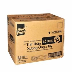 [Thùng] Hạt Nêm Knorr Thịt Thăn Xương Ống 3kg x 4 Gói