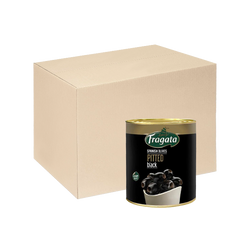 [Thùng] Oliu Đen Tách Hạt Fragata 3kg x 6 Lon
