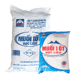 [Bao] Muối I Ốt Bạc Liêu 1kg x 25 Gói