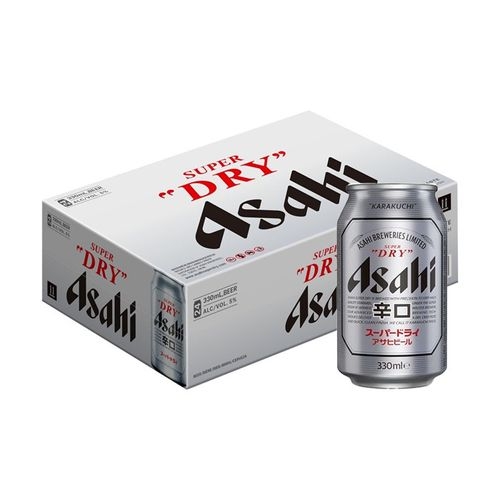 Bia Asahi Super Dry Lon 330ml