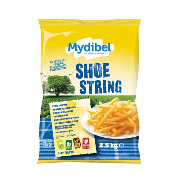 Khoai Tây Đông Lạnh Cắt Dài Shoestring 7/7 Mydibel 2.5kg