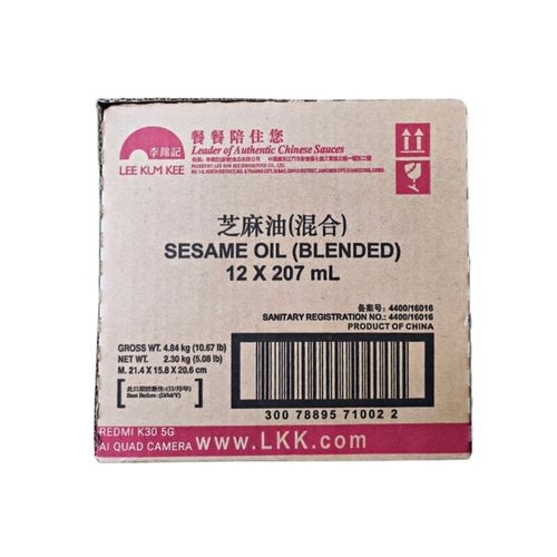 [Thùng] Dầu Mè Lee Kum Kee 207ml x 12 Chai