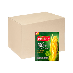 [Thùng] Ngô Ngọt Nguyên Hạt Đóng Hộp Doveco 380g x 24 Hộp