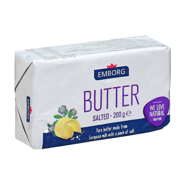 Bơ Mặn Emborg 200g 80% Chất Béo