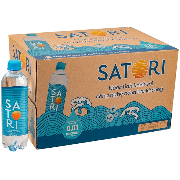 Nước Tinh Khiết SATORI 500ml