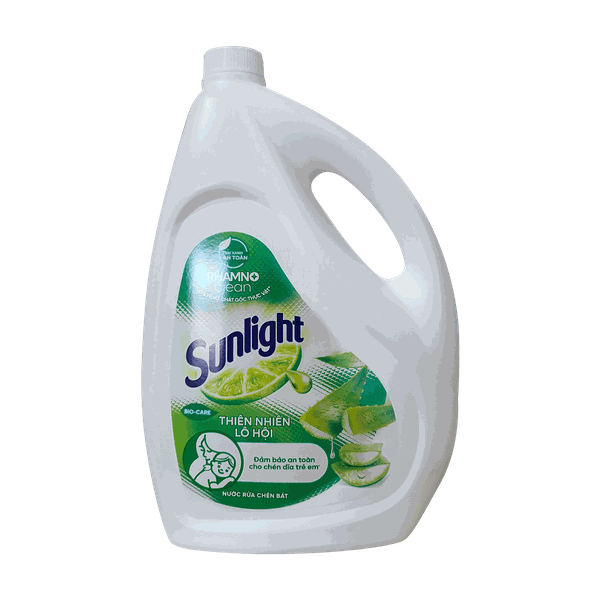 Nước Rửa Chén Sunlight Hương Thiên Nhiên Lô Hội 3.5kg