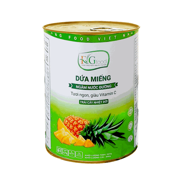 Dứa Miếng Đóng Lon F&G Food 20 Oz 565g