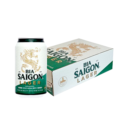 Bia Saigon Lager Lon 330ml
