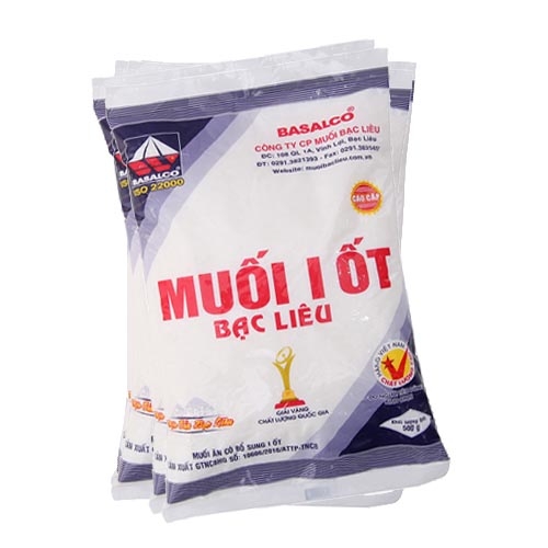 Muối I Ốt Bạc Liêu 500g