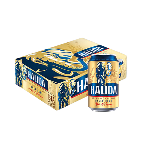 Bia Halida Lon 330ml