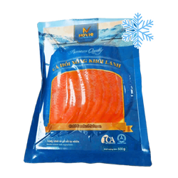 Cá Hồi Xông Khói Cắt Lát Đông Lạnh Novie 500g