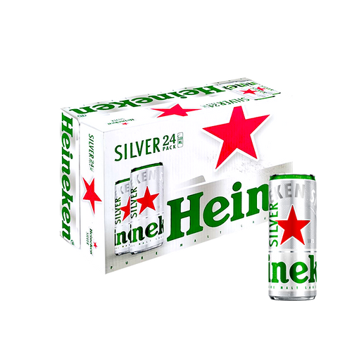 Bia Heineken Bạc Lon Cao 330ml