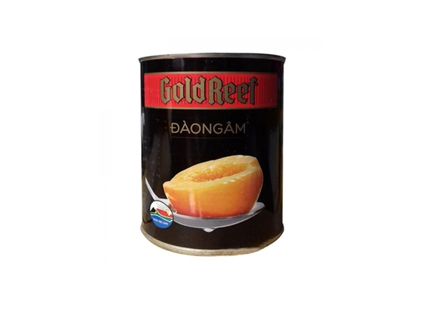 Đào Cắt Nửa Trái Ngâm Nước Đường Gold Reef 825g