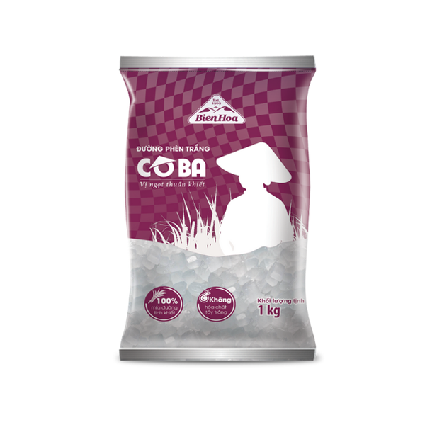 Đường Phèn Trắng Cô Ba 1kg