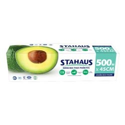Màng Bọc Thực Phẩm Có Hộp PVC STAHAUS 45cm x 500m