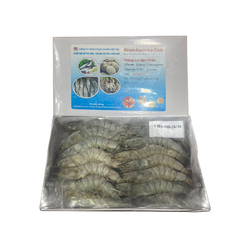 Tôm Thẻ Đông Lạnh Size 26 - 30 Con/Kg Gói 1kg
